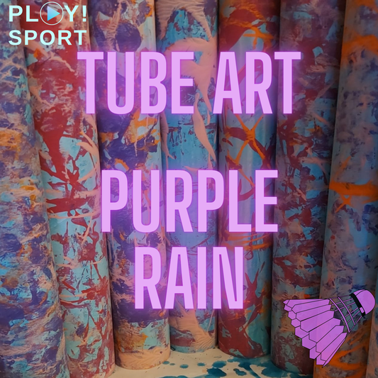 Tube ART PURPLE RAIN boites de volants design