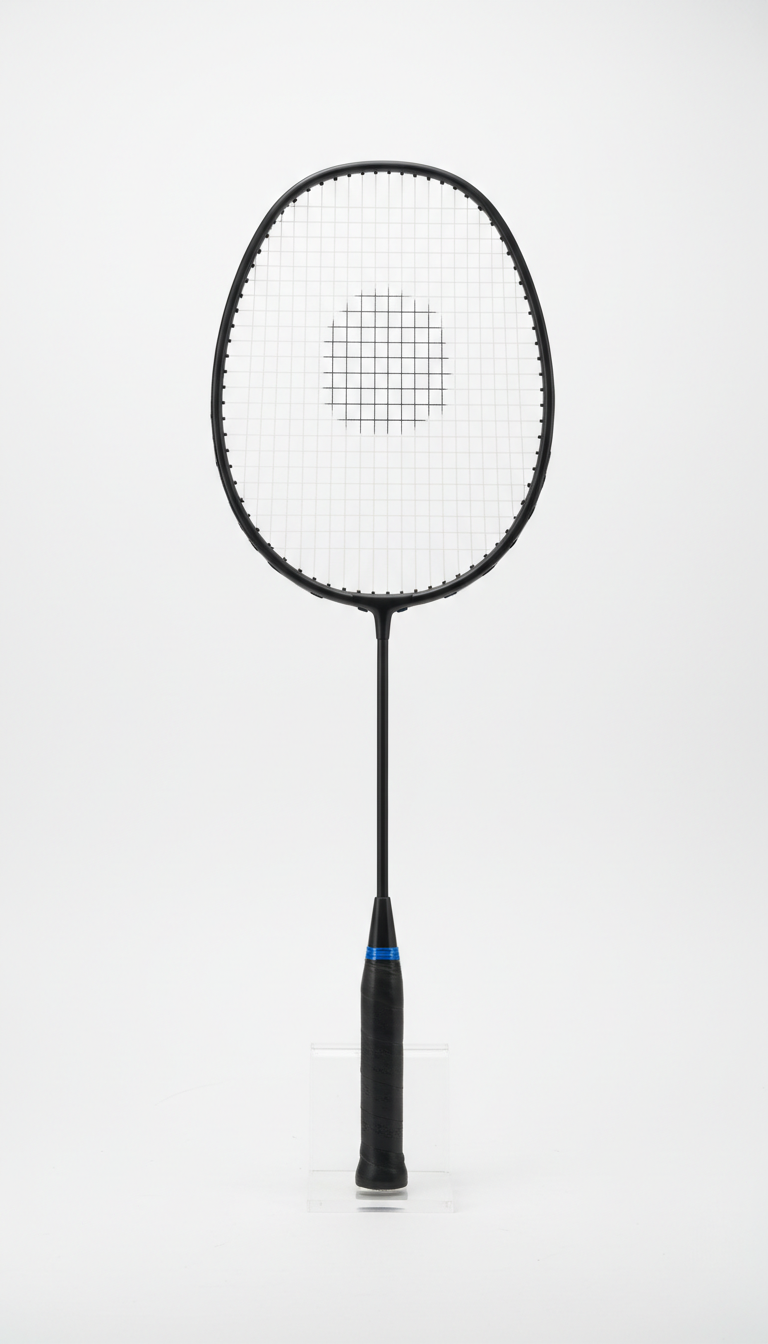 Raquette badminton noir mat