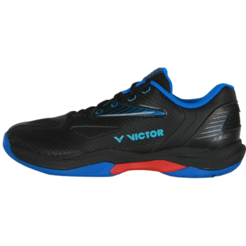 VICTOR A391 C CHAUSSURES BADMINTON noir et bleu profil
