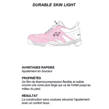 YONEX PC ECLIPSION Z3 MEN WHITE/GOLD CHAUSSURES