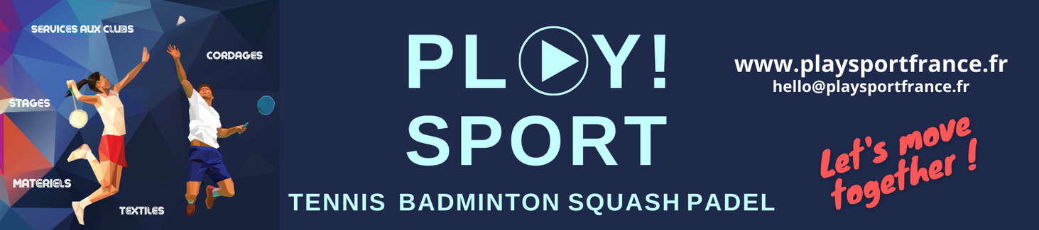 sport stages coach raquettes badminton tennis squash padel pas cher
– PLAY SPORT !