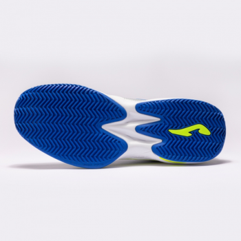 Chaussures JOMA MASTER 1000 Blanc HOMMES blanc jaune et bleu semelle