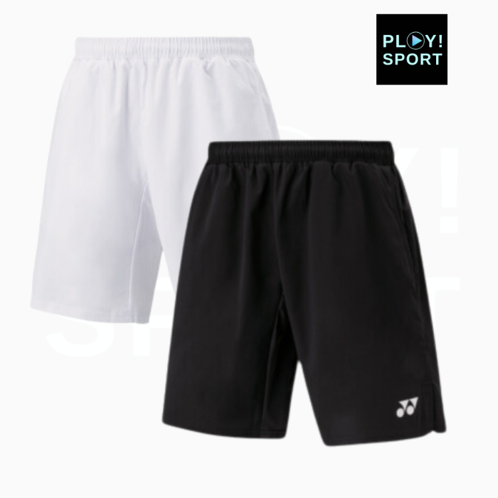YONEX SHORT TEAM MEN YM0036EX DE FACE NOIR, BLANC