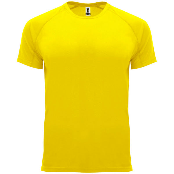 T-Shirt Polyester à Personnaliser Play Sport ! Bahrein Hommes, Juniors jaune
