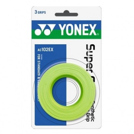 SURGRIP YONEX AC102EX - lot de 3 VERT CITRON
