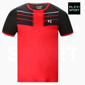 T-Shirt FZ Forza Check Men Chinese Red