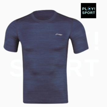 T-Shirt Li-Ning Compression Base Layer Unisexe Bleu