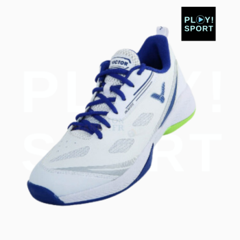 VICTOR A610III AB Blanc/Bleu CHAUSSURES BADMINTON blanc et bleu