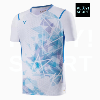 Victor T-Shirt T-40001 TD A Homme blanc et bleu