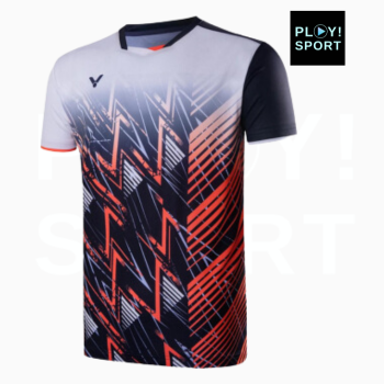 Victor T-Shirt T-40008 B Homme noir e orange