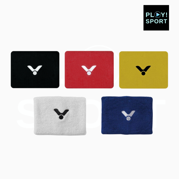 VICTOR Wristband poignées éponge SP123 BLUE, NOIR, BLANC, JAUNE, ROUGE