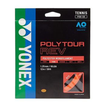 YONEX CORDAGE POLYTOUR REV 125 (12m) TENNIS ORANGE