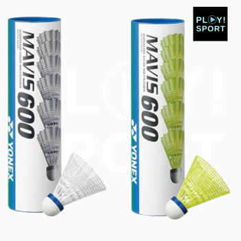 YONEX MAVIS 600 VOLANTS PLASTIQUES BLANC, JAUNE