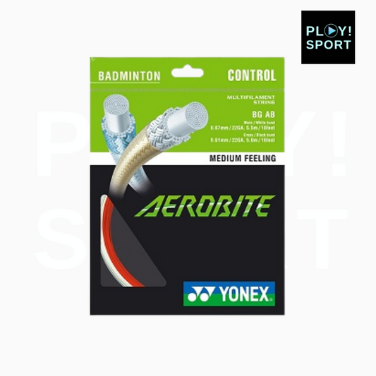 YONEX CORDAGE AEROBITE BLANC/ROUGE (10m) BADMINTON