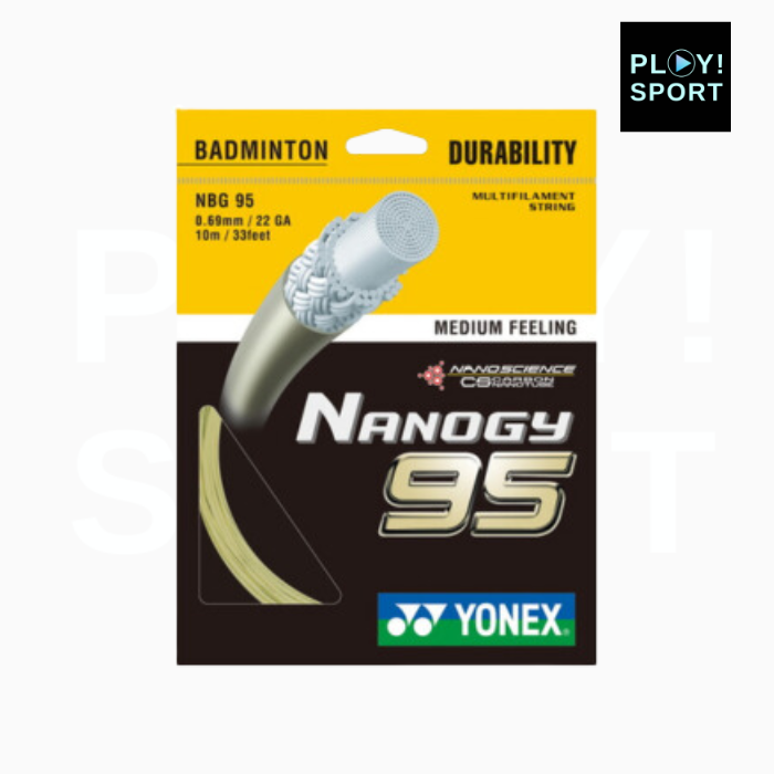 YONEX CORDAGE NANOGY NG95 (10m) BADMINTON BEIGE
