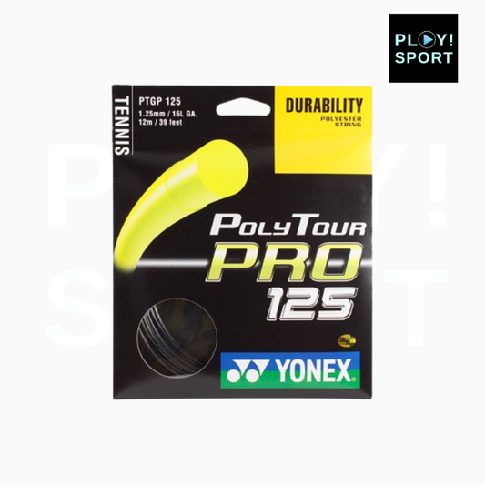 YONEX CORDAGE POLYTOUR PRO 125 (12m) TENNIS NOIR