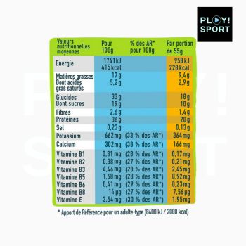Barre énergétique Protéinée ANDROS CHOCOLAT CACAHUETE
