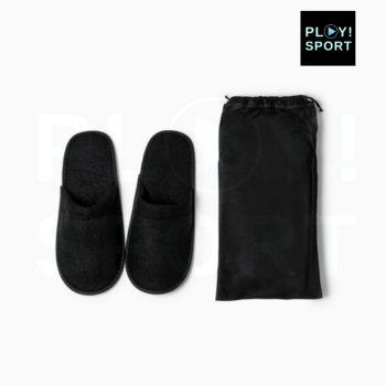Chaussons de vestiaire unisexe Playsport noire
