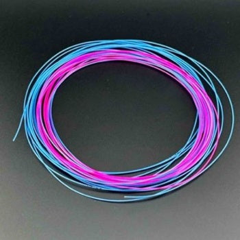 VICTOR CORDAGE VS69 FUN (10m) BADMINTON CIEL/ROSE PURPLE