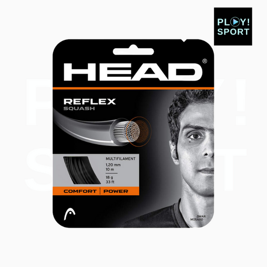 HEAD CORDAGE REFLEX (12m) SQUASH NOIR