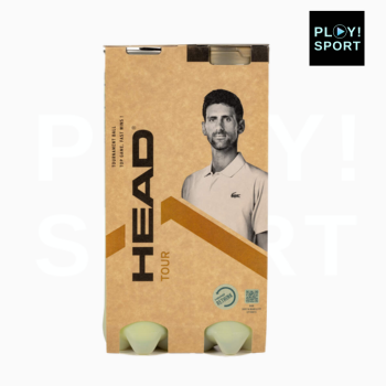 HEAD Pack de 2 Tubes de 4 Balles de Tennis TOURNAMENT all court
