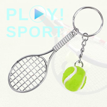 Porte-clés Badminton et Tennis