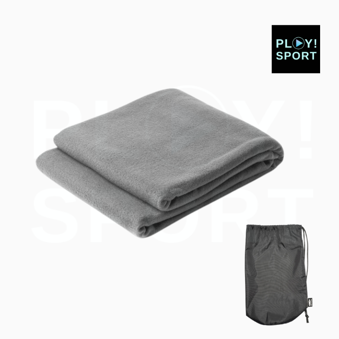 Plaid Play Sport BRANDON toucher doux 150x120cm personnalisables gris