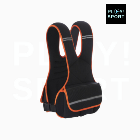 Veste lestée néoprène 10kg noire