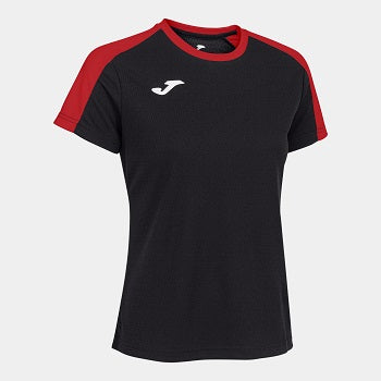 T-Shirt Joma Eco Championship Femmes NOIR/ROUGE