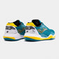 Chaussures T.POINT tennis JOMA toutes surfaces S2317 vert jaune et blanc la paire de dos