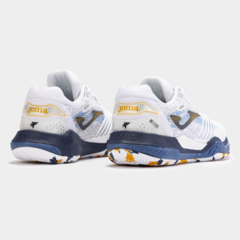 JOMA POINT White Blue Men CHAUSSURES TENNIS PADEL la paire de dos