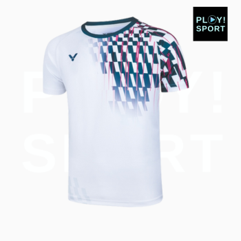 T-SHIRT VICTOR HOMME T-50001TD A blanc et bleu