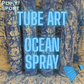 Tube ART OCEAN SPRAY boites de volants design
