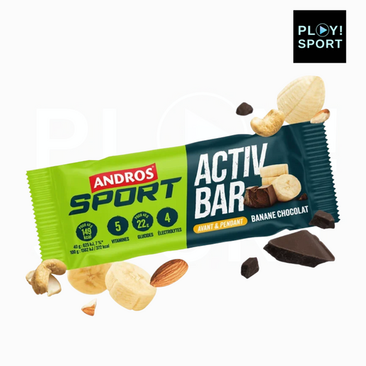Barre énergétique ANDROS ACTIV BAR BANANE CHOCOLAT