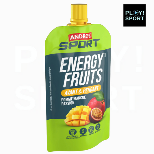 Gourde ENERGY FRUITS VITAMINES ANDROS POMME MANGUE FRUIT DE LA PASSION