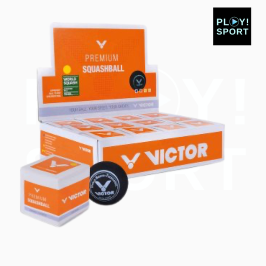 Victor Balles de Squash 1 point jaune