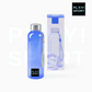 Gourde PlaySport (600ml) Eco-responsable bleu avec le carton