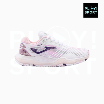 JOMA POINT White Pink Femmes CHAUSSURES TENNIS PADEL profil