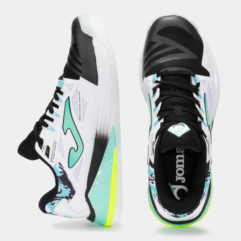 joma chaussure spin blanc et noir 