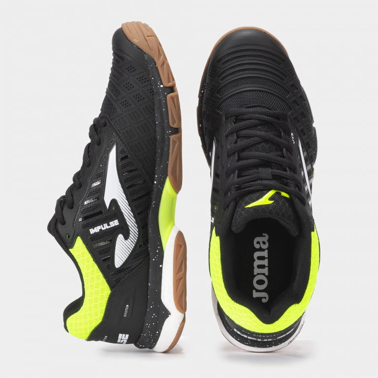 JOMA V.IMPULSE MEN 2401 NOIR JAUNE CHAUSSURES BADMINTON SQUASH