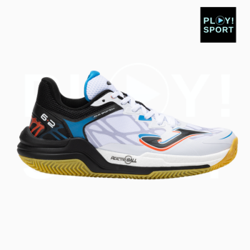 JOMA V6.2 2502 MEN BLANC noir/bleu CHAUSSURES BADMINTON SQUASH