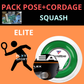 HEAD CORDAGE REFLEX 120 MULTI (12m) SQUASH NOIR
