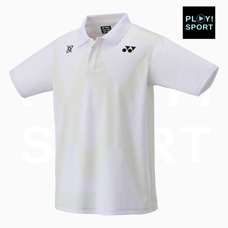 POLO TOURNAMENT YONEX MEN VIKTOR AXELSEN 10688 BLANC