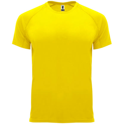 T-Shirt Polyester à Personnaliser Play Sport ! Bahrein Hommes, Juniors jaune