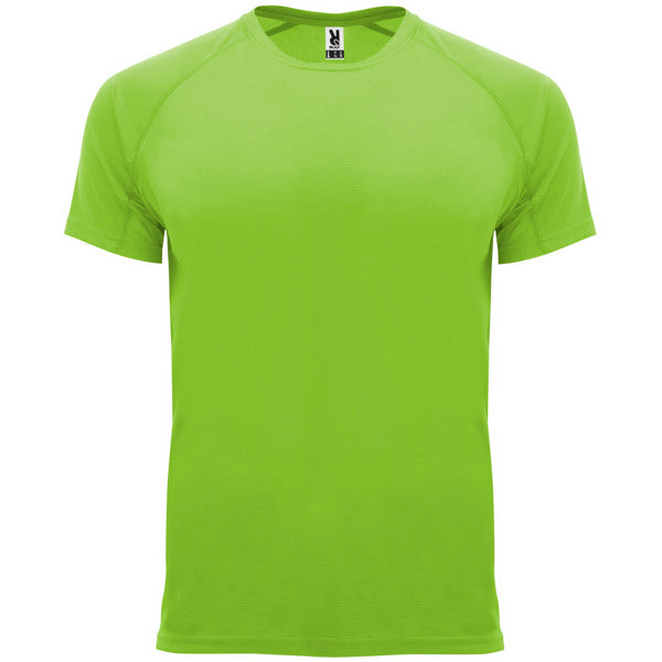 T-Shirt Polyester à Personnaliser Play Sport ! Bahrein Hommes, Juniors lime