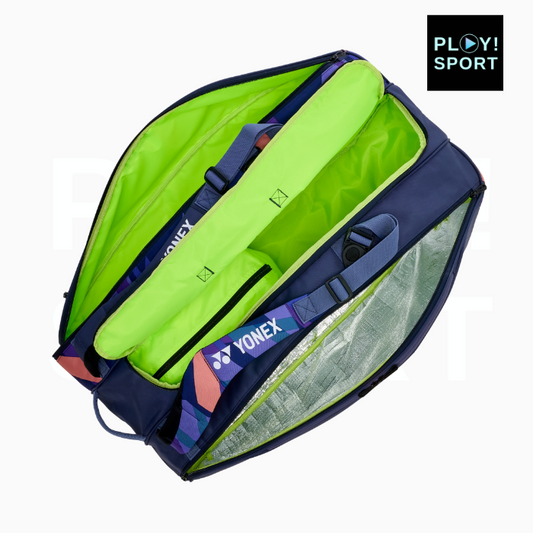RACKETPACK YONEX 92429 ouvert en vert fluo