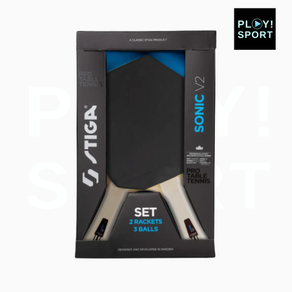 SET STIGA TENNIS DE TABLE SONIC V2 Hobby Ping Pong
