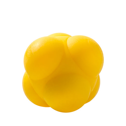 Balle réactive d'entrainement 7cm jaune 