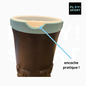 Tube 3D rigide personnalisé boite de volants