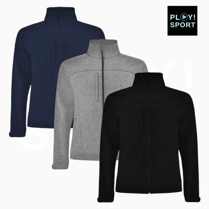 Veste playsport Rudolph bleu, gris, noir